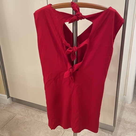 Alice and Olivia Carita Tie-Back Shift Dress - Size 4 - Picture 7 of 8